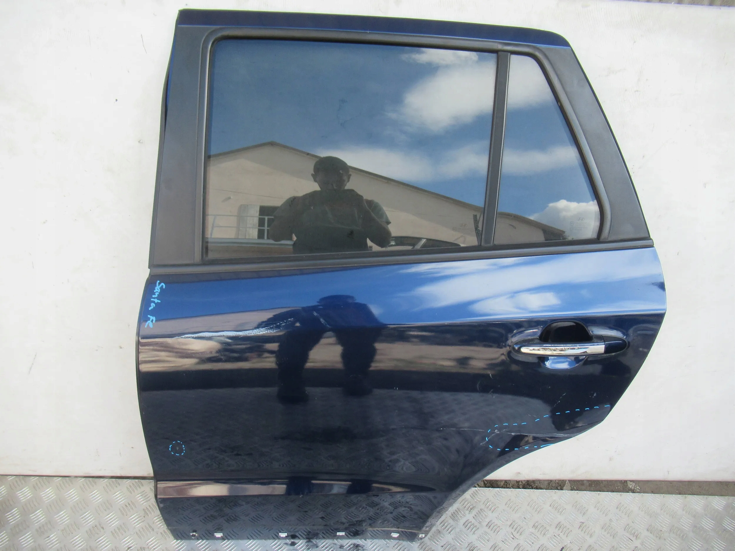 door rear part rear. left HYUNDAI SANTA FE 06