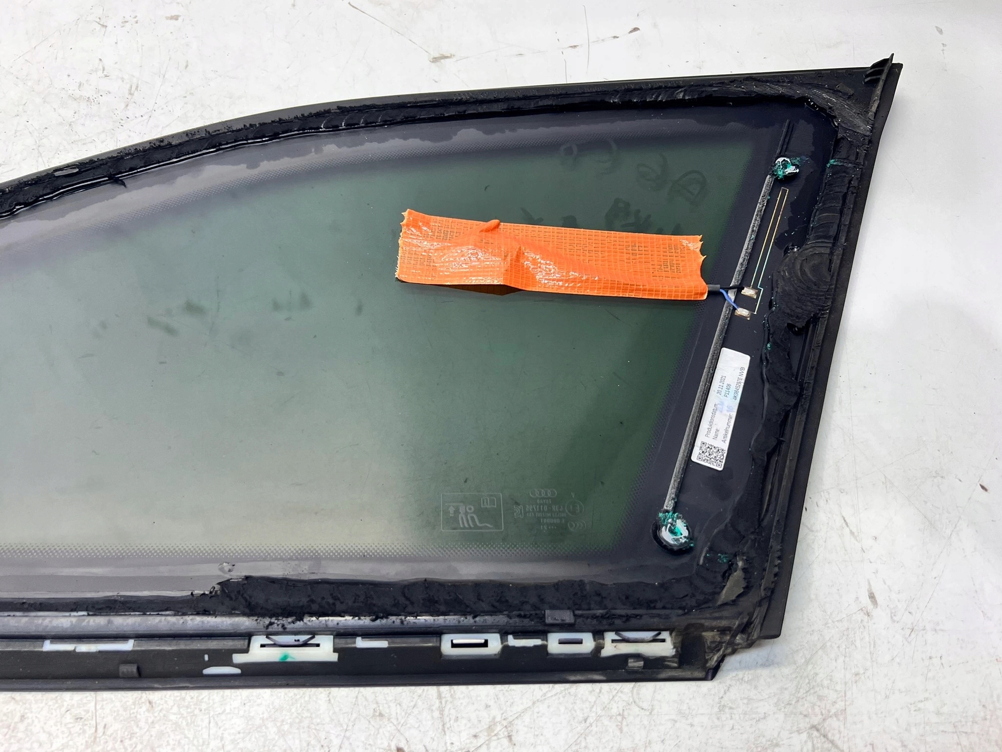window bodywork left rear part AUDI A6 C8 AVANT KOMBI 4K9845297E 2021