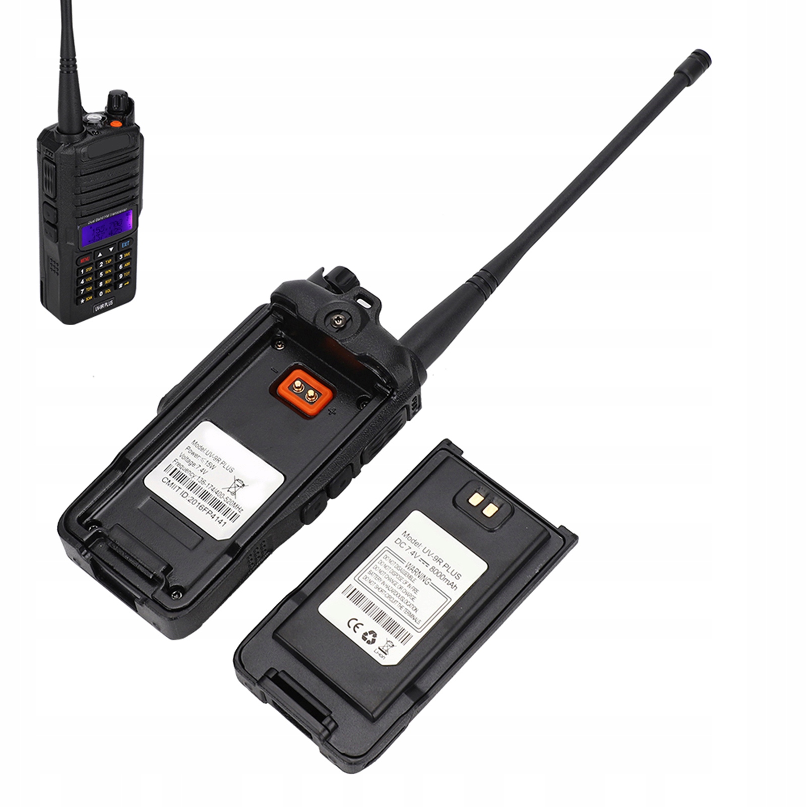 Krótkofalówka Radiotelefon Baofeng UV-9R Plus Walkie Talkie 2.5PPM Vhf Uhf