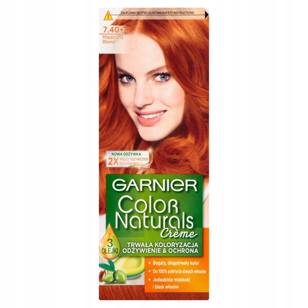

Farba do włosów GarnierColor Miedziany Blond 7.40+