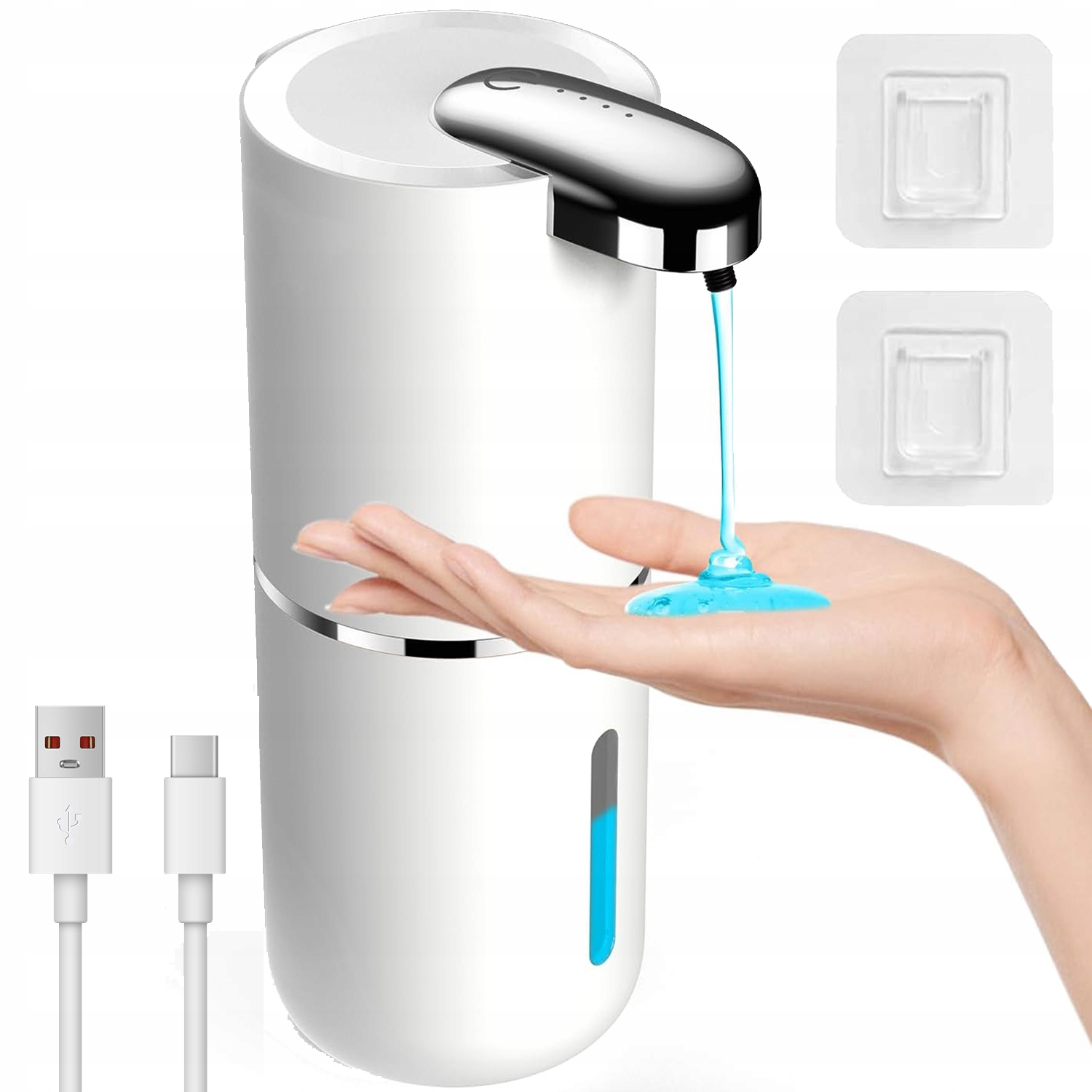 Bezdotykový Automatický Dávkovač Ir Mýdla Namontovaný Na Stěnu 380 ML