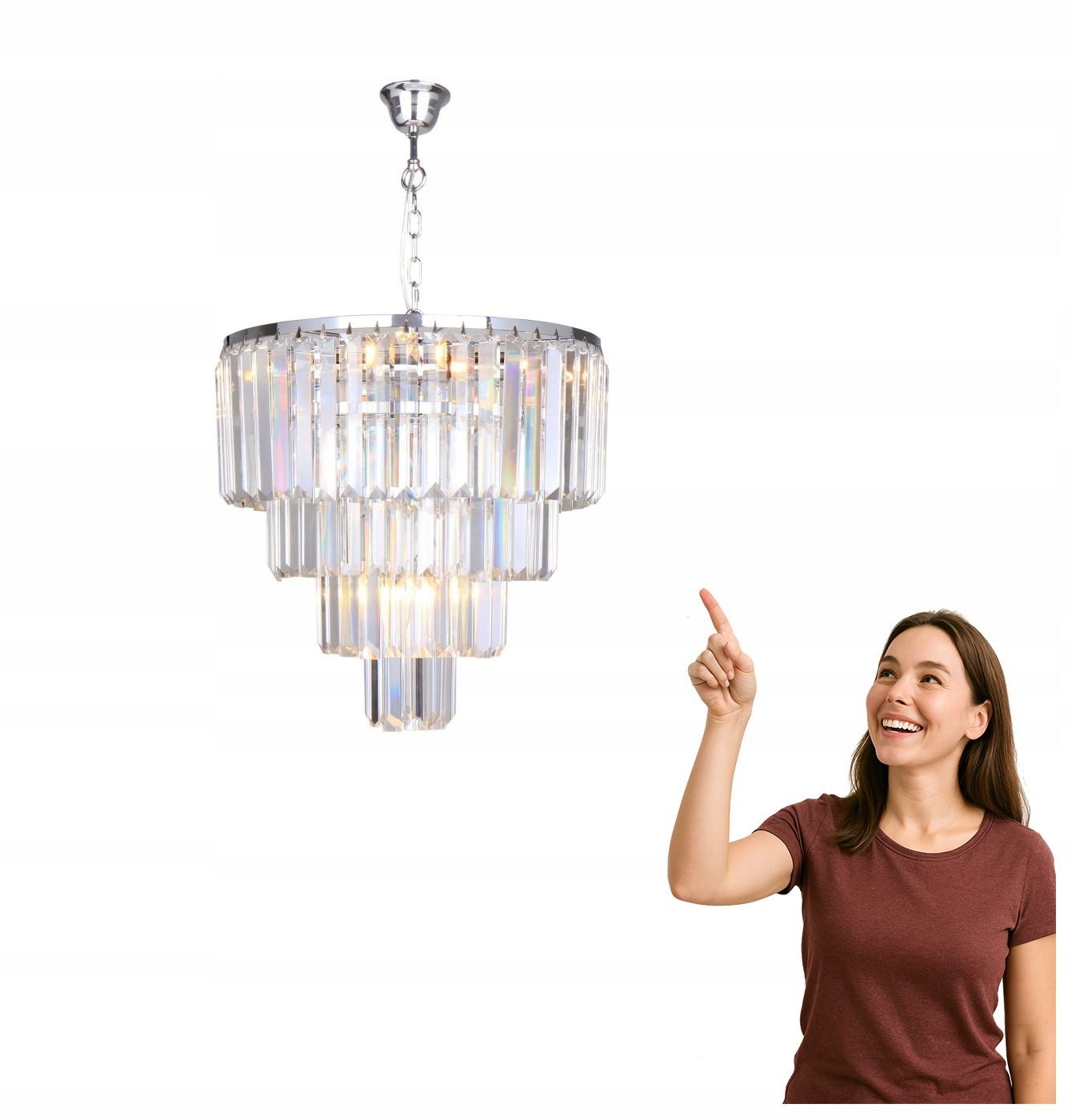 Závesná lampa Amedeo 17106/4+1-CHR Zuma Line