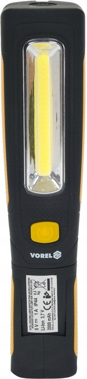 LAMPA WARSZTATOWA LATARKA LED 300LM AKU 2000 mAh Marka Vorel