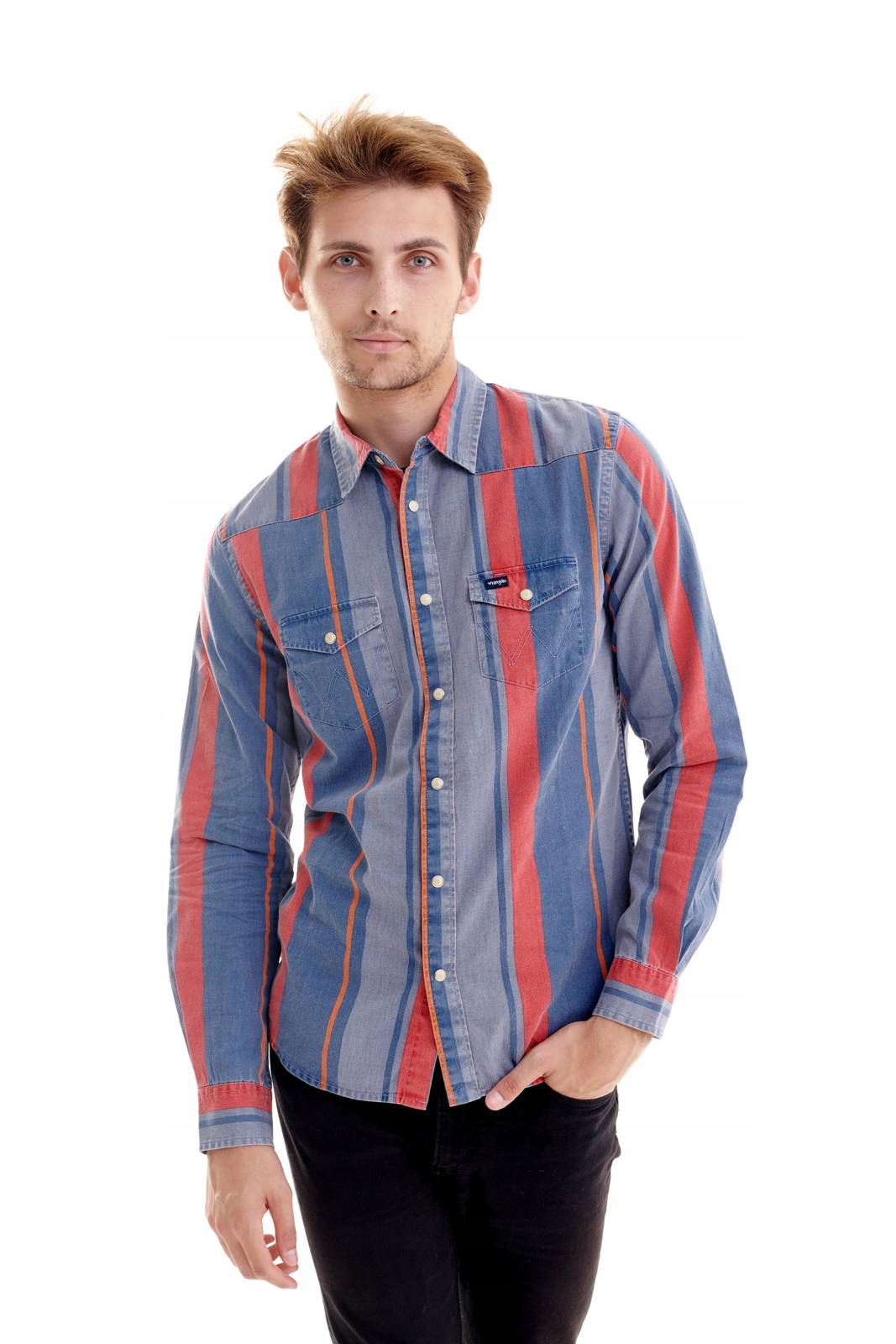 

Wrangler Western Shirt True Blue W5965MZ43 M