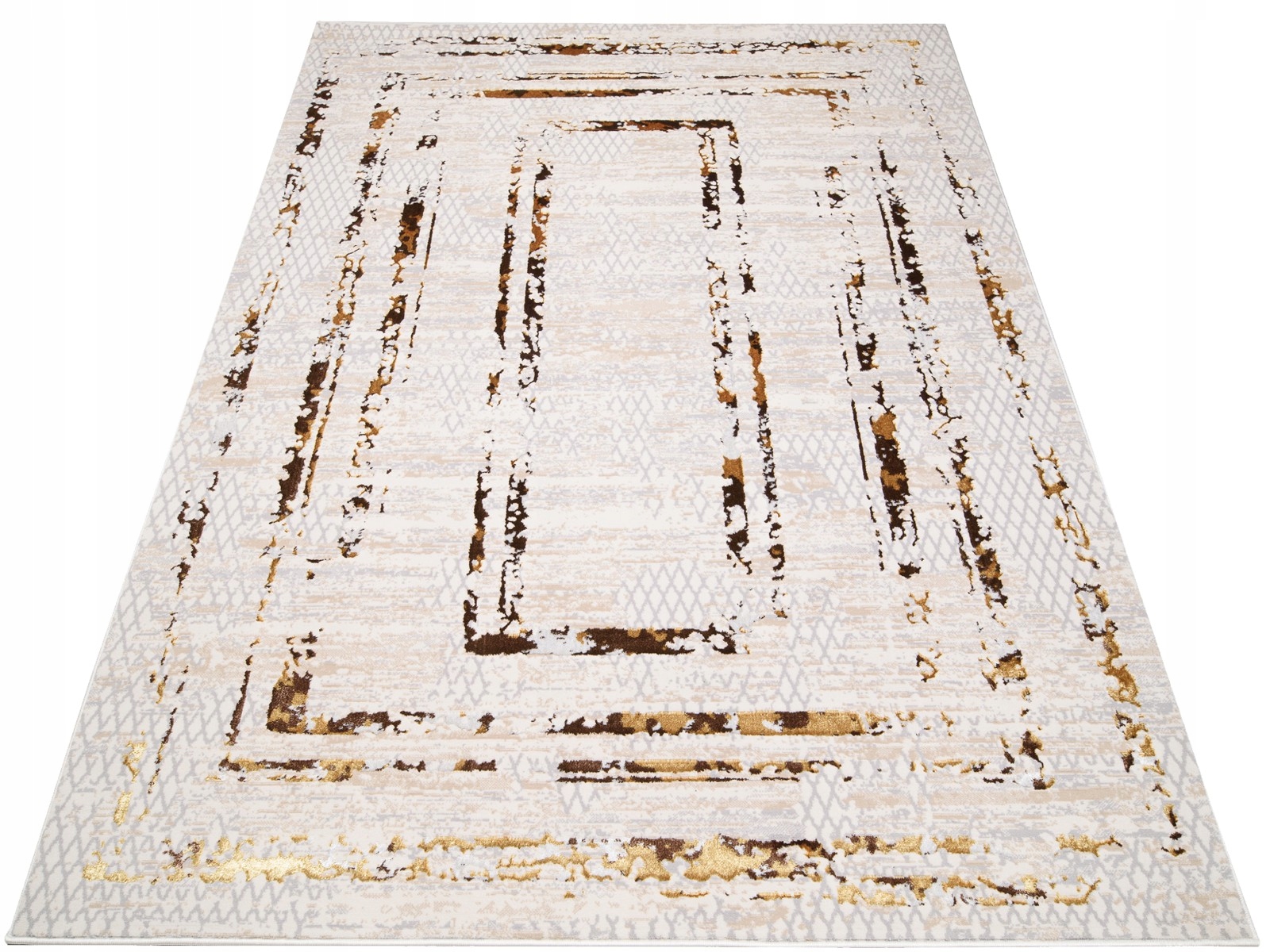 Koberec Gold 160x230 Stylový moderní lesk w08