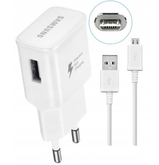 ORYGINALNA Ładowarka Samsung Fast+Kabel Micro 1,5M