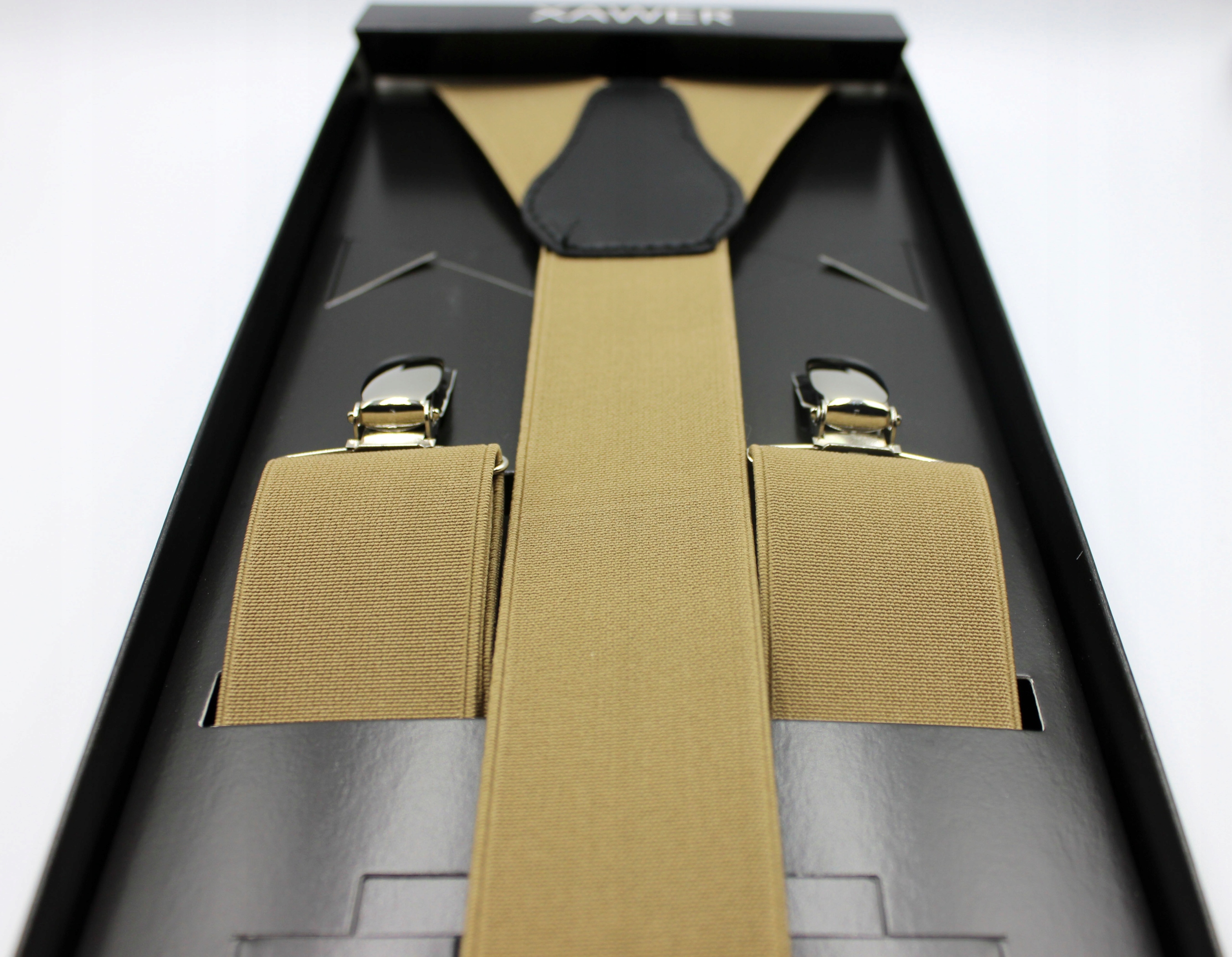 SZELKI DO SPODNI XAWER MĘSKIE BEŻOWE ELEGANCKIE Kod producenta SZELKI DO GARNITURU MOCNE SZEROKIE