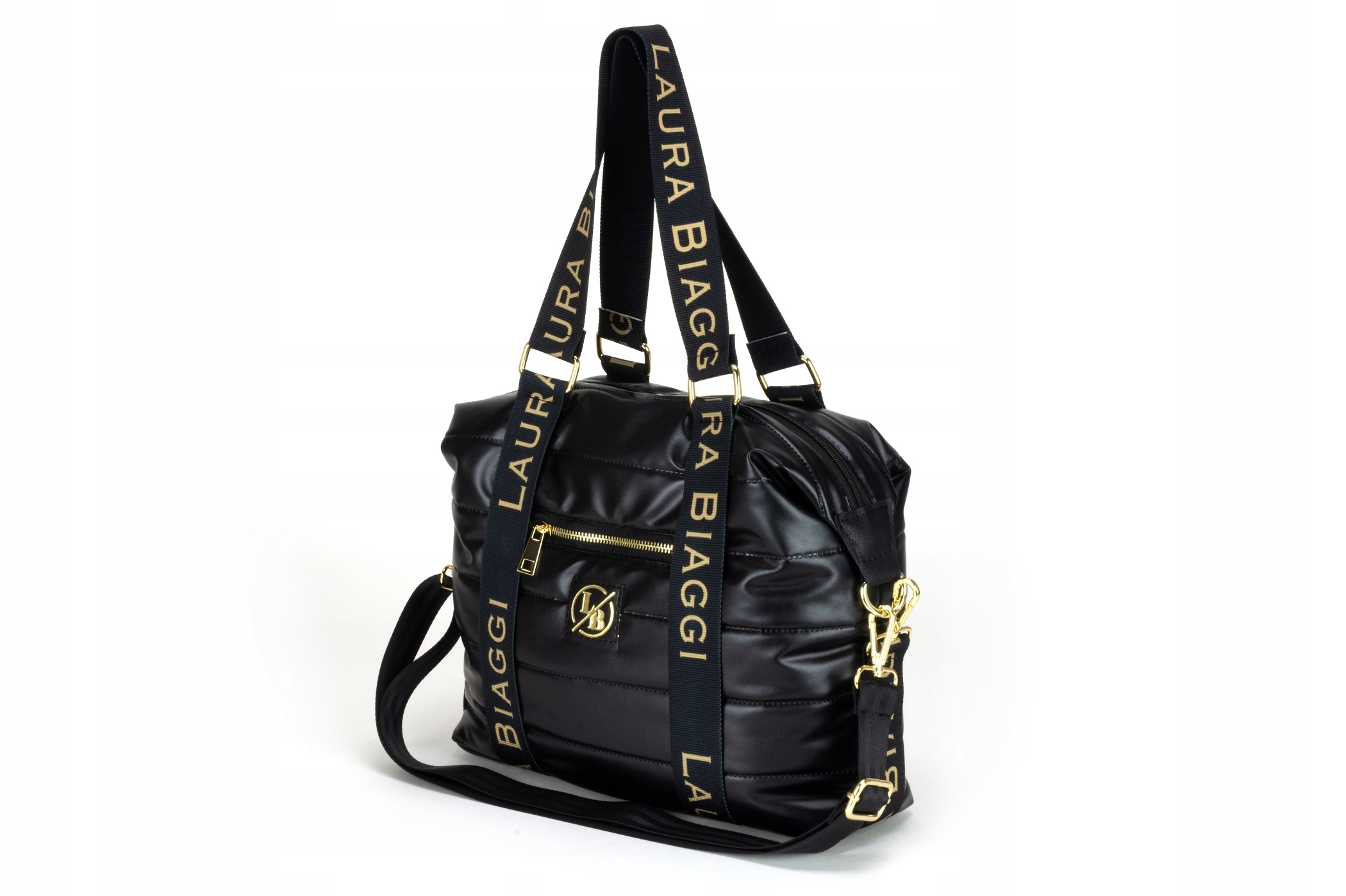 POLSKA TOREBKA LAURA BIAGGI SHOPPER EKO A4 CZARNA Kolekcja Laura Biaggi