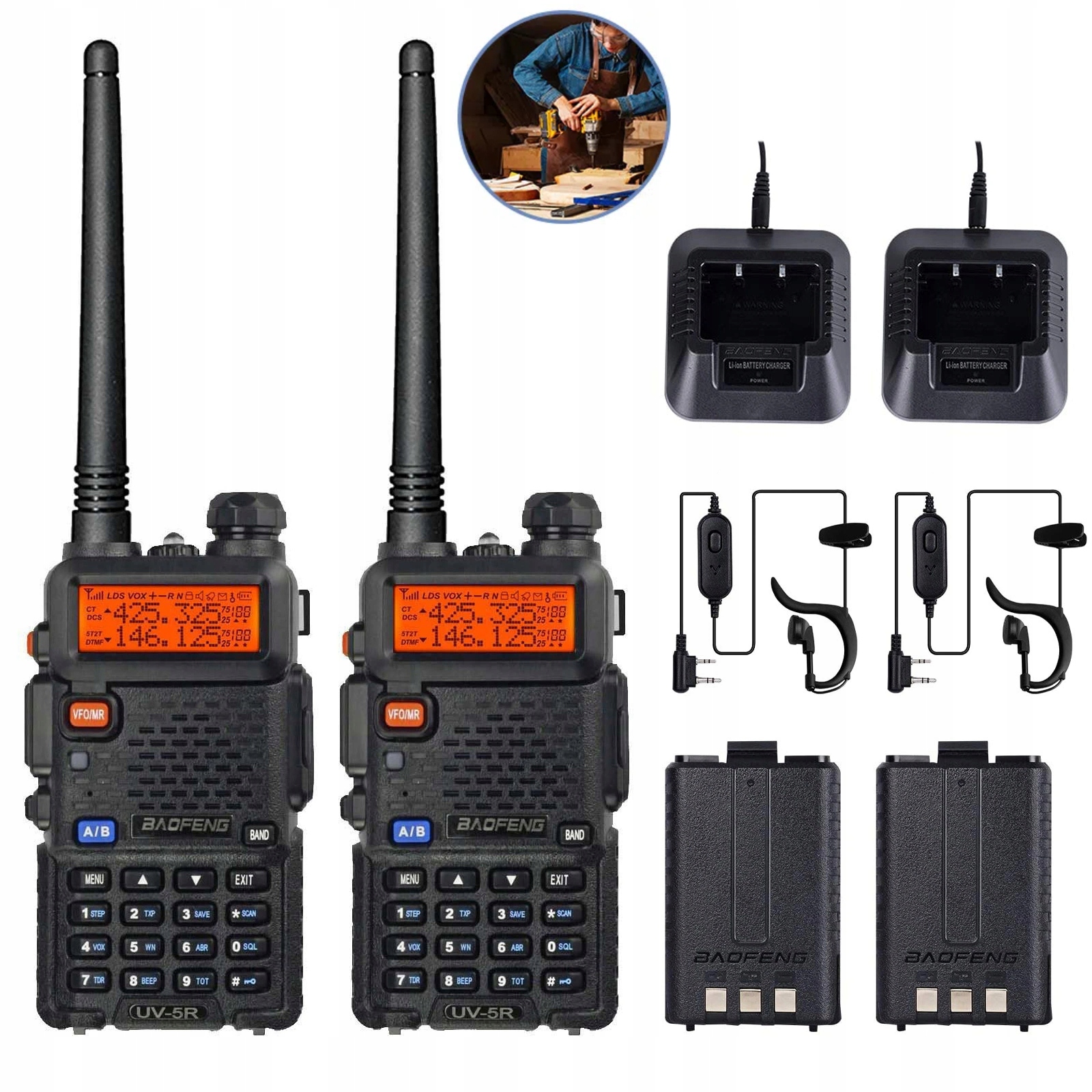 Vysílačka Baofeng Baofeng UV-5R 5W 2 Vysílačka