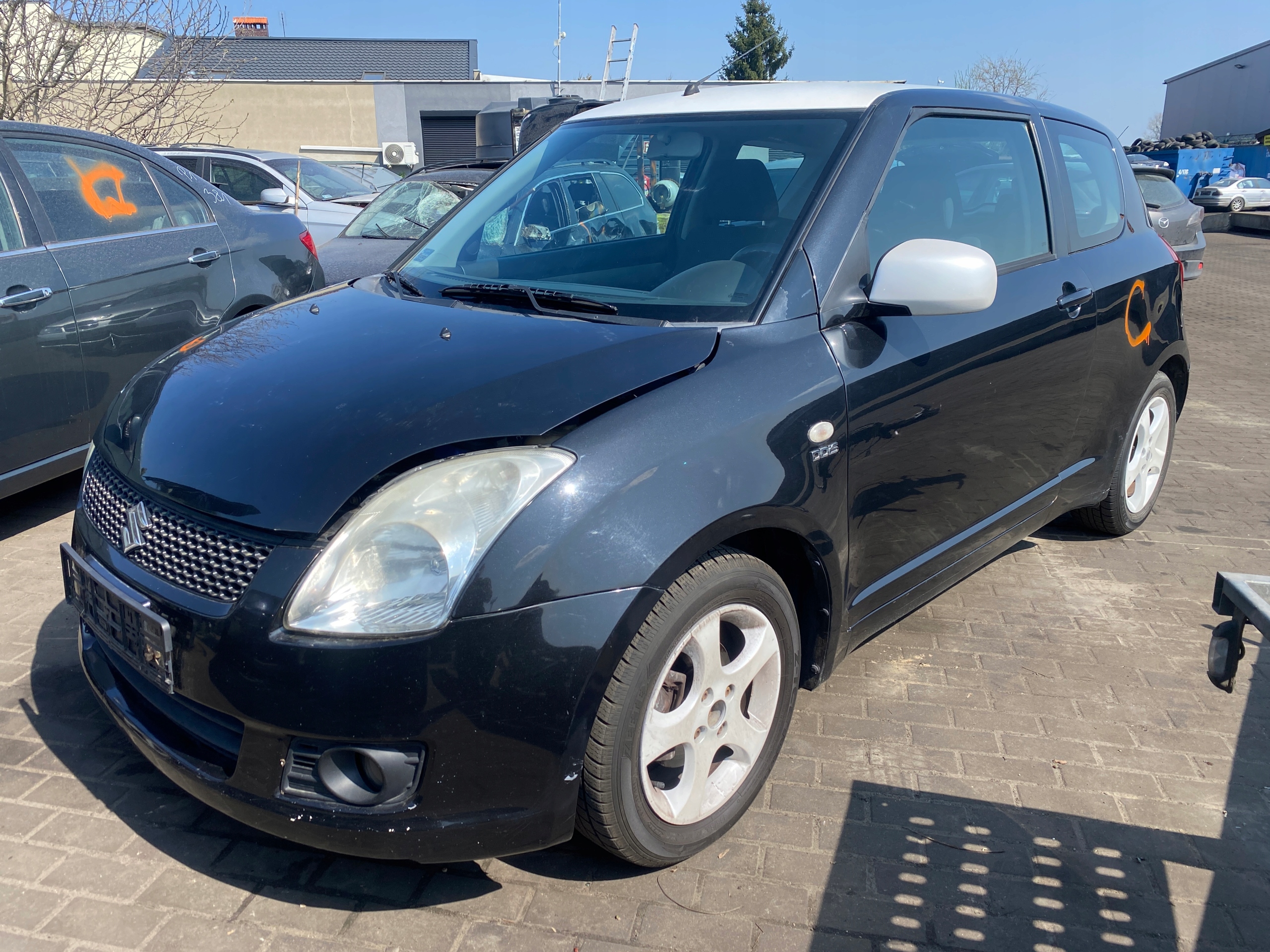 Suzuki Swift 3 III 05-15 door left front front kod lakieru ZCE