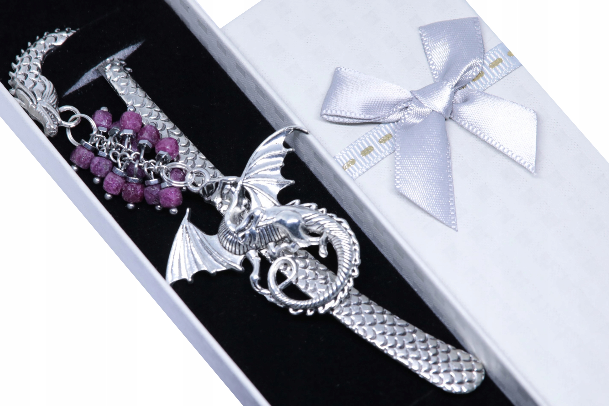 výjimečná Záložka Do Knihy Premium drak Rubín kameny