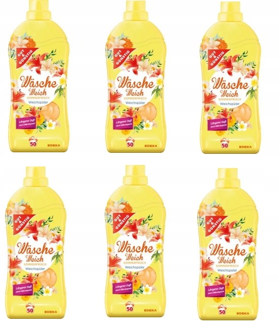 Gg Tekutá Aviváž Sommerfrisch Koncentrát Sada 6 x 1,5 l Německo