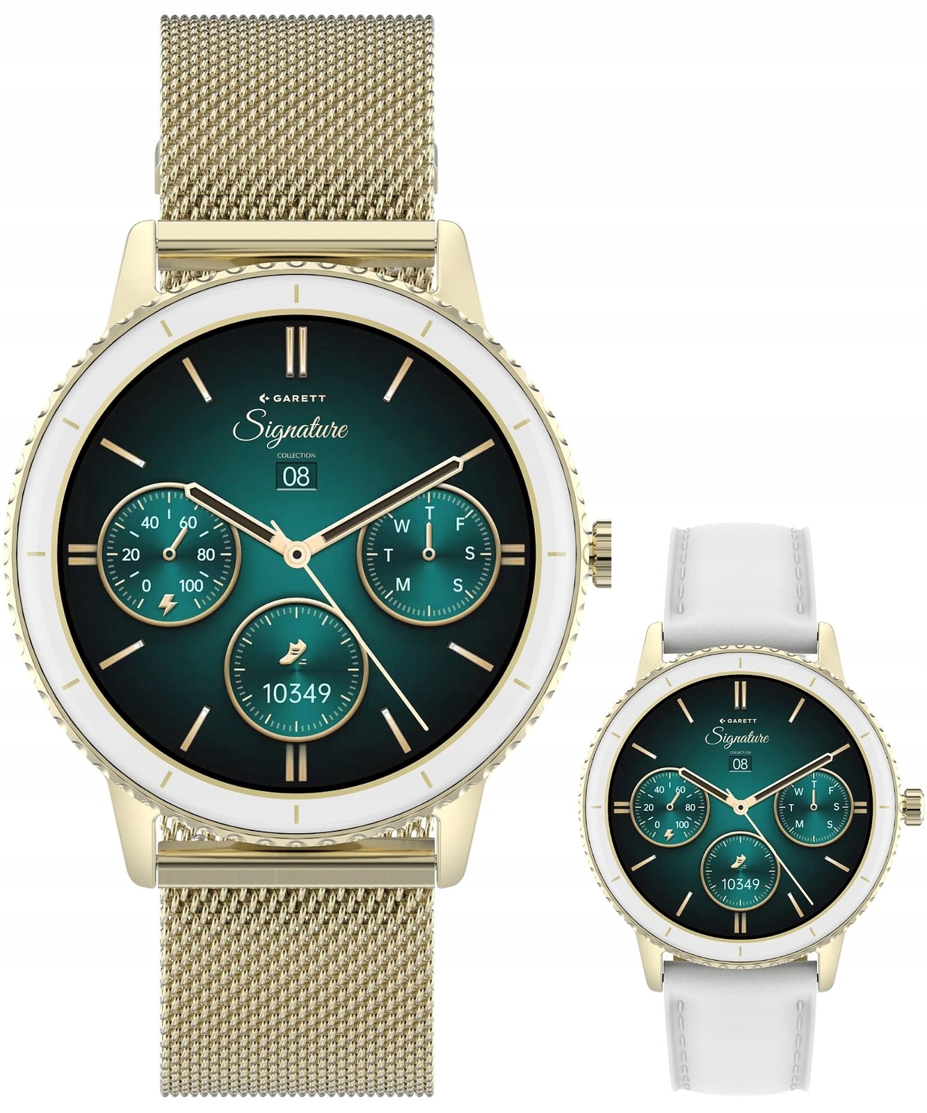 Chytré Hodinky Garett Signature Grace Gold Mesh Set Garett -5904238485057