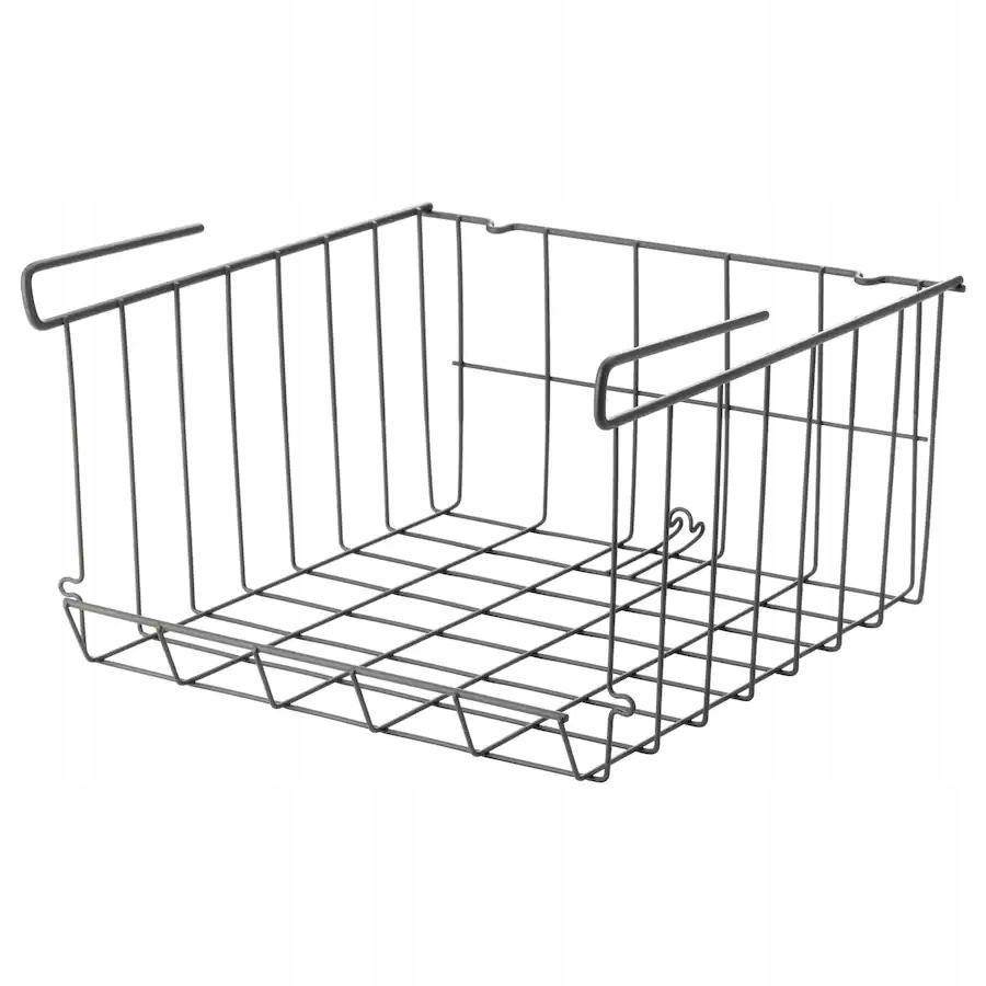 

Ikea Observator Kosz z klipsem szarobrązowy