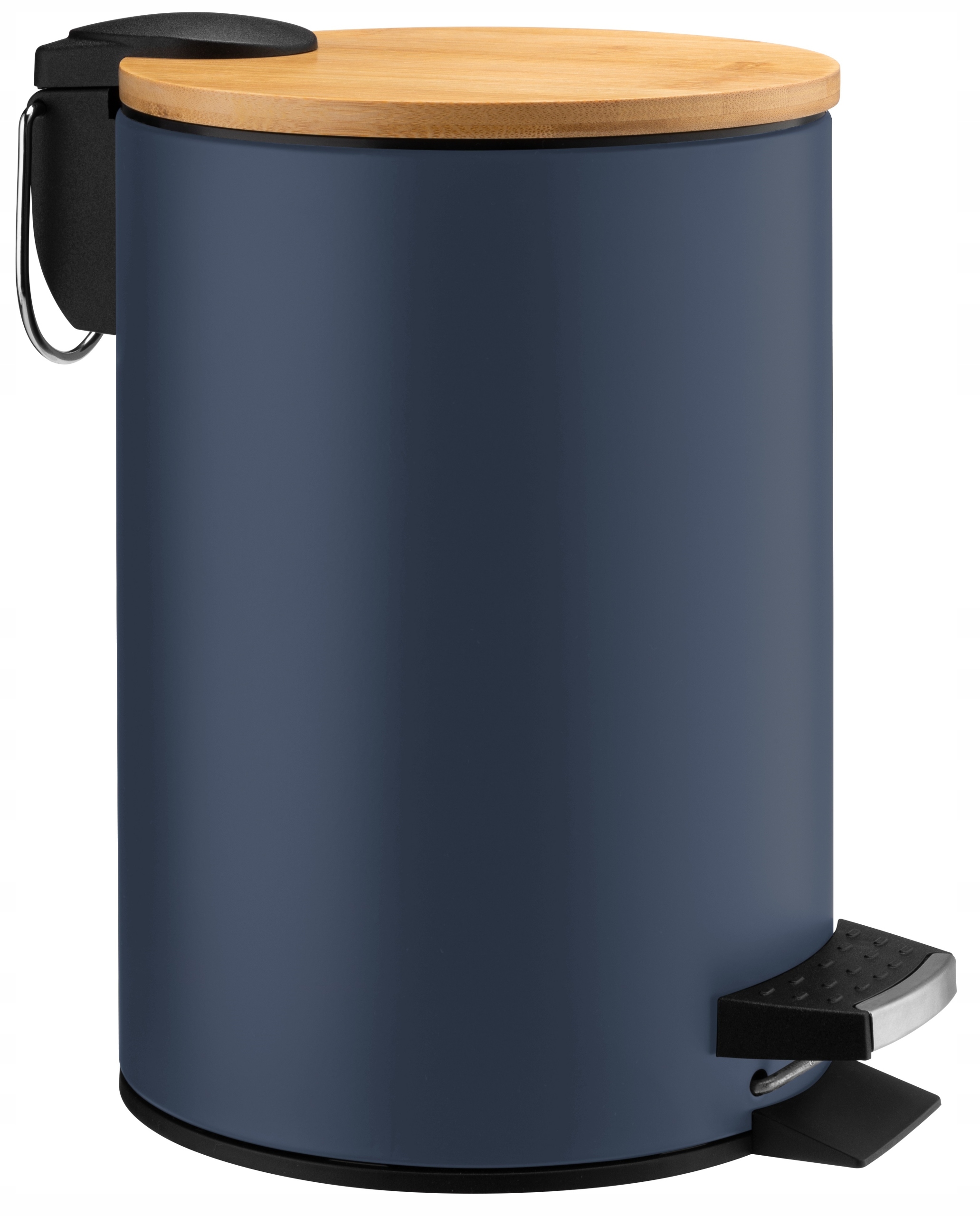 NOWOCZESNY KOSZ NA ŚMIECI ŁAZIENKOWY GRANAT MATOWY 3L Z PRZYCISKIEM NOŻNYM Pojemność 3 l