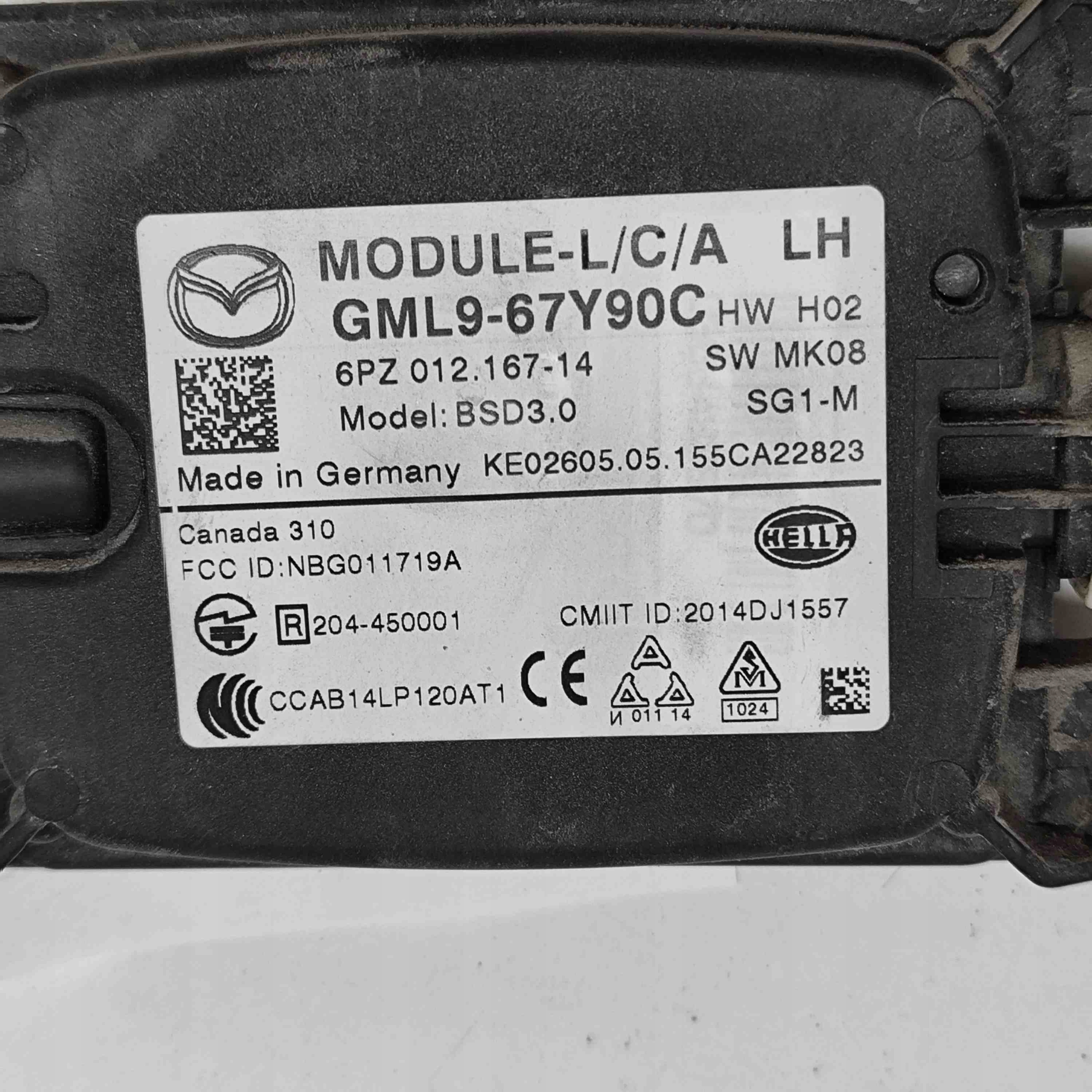 mazda 6 2012 модуль