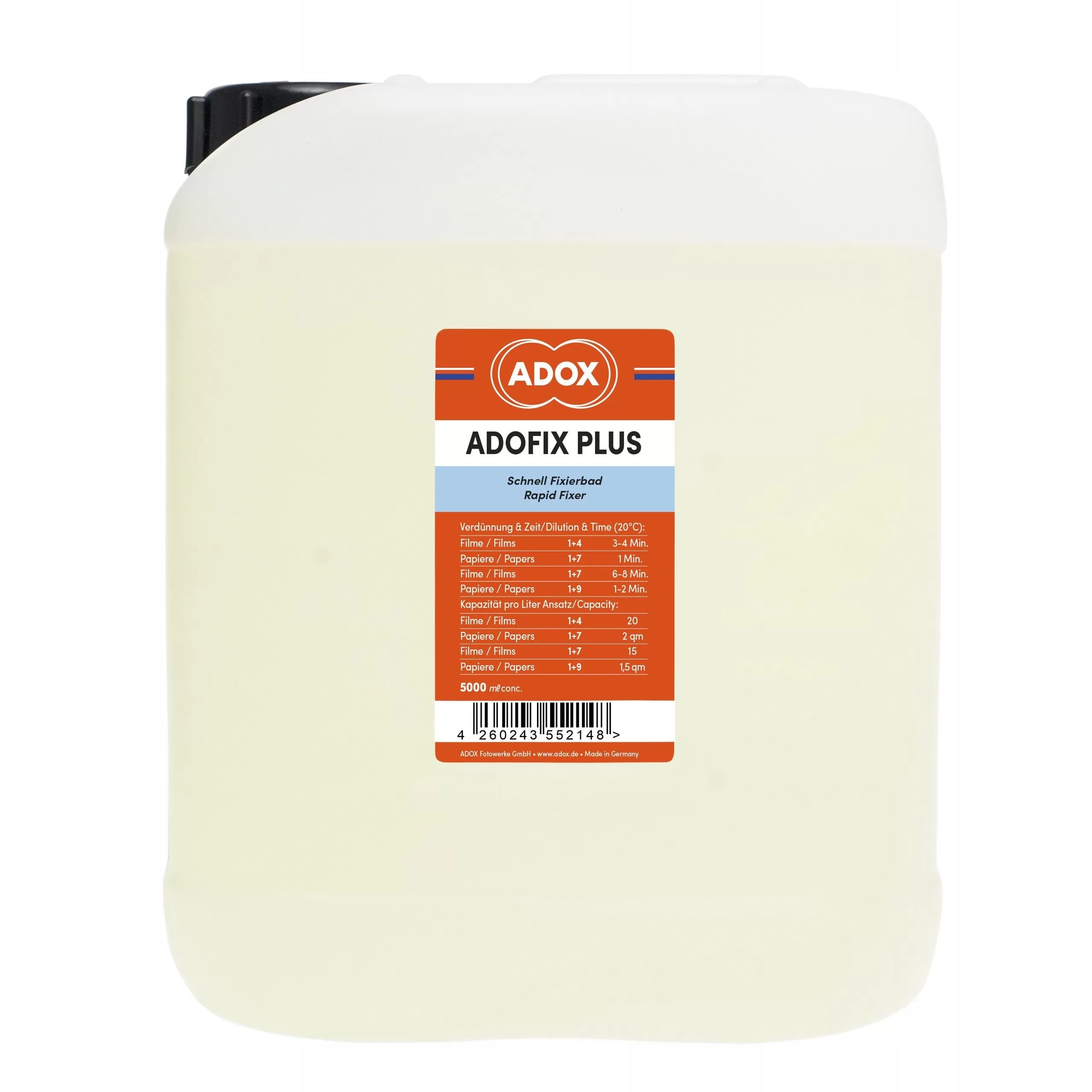 Adox Adofix Plus 5 l utrwalacz fotograficzny