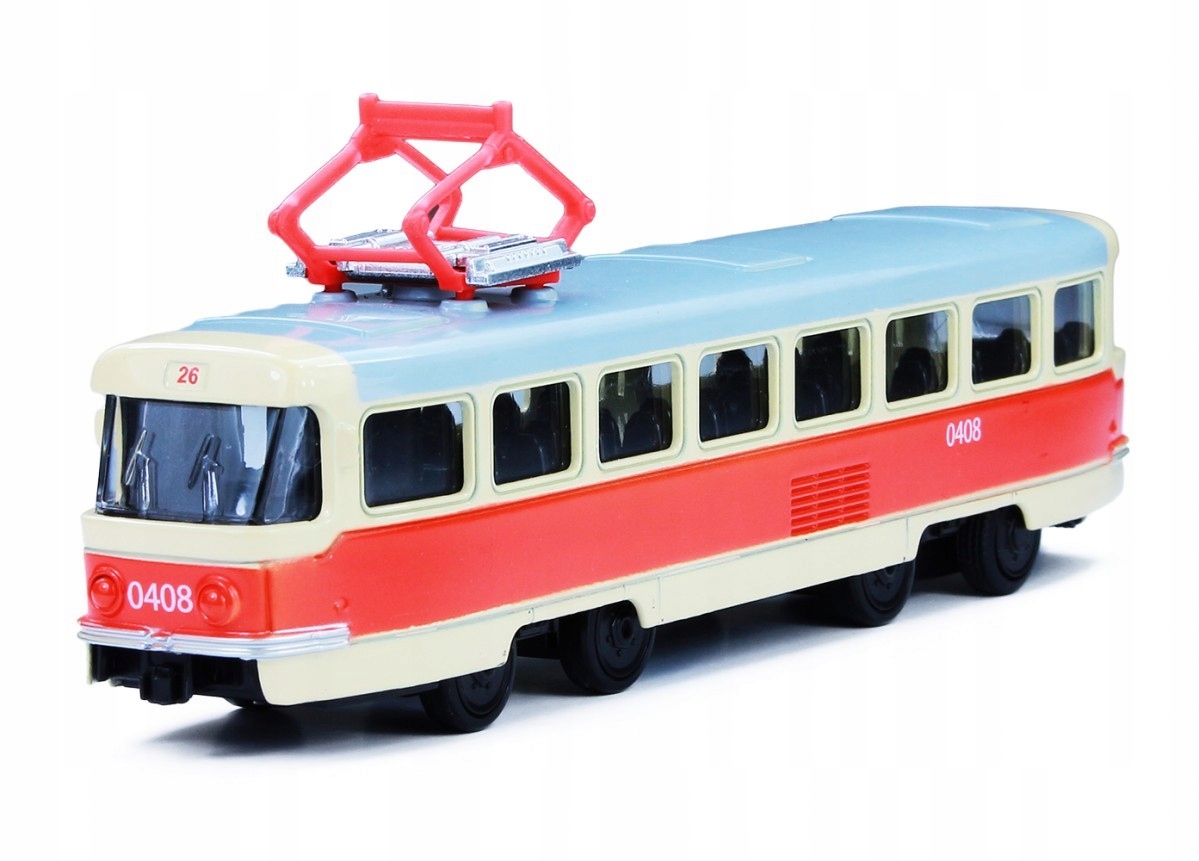 

Metalowy Tramwaj 16CM Retro Tramwaj Kolekcjonerski