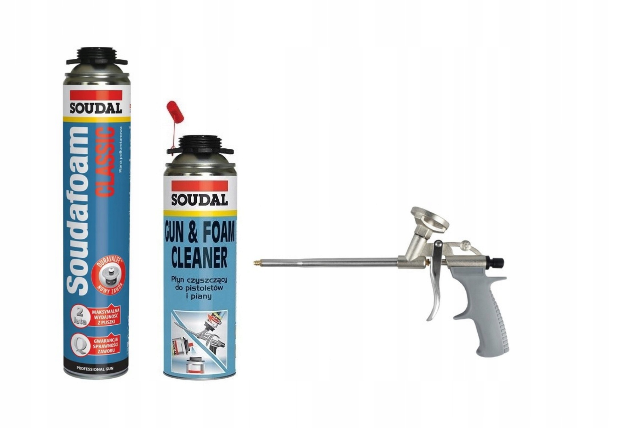 Soudal Pištoľová pena Soudafoam Classic 750 ml 114091 tekutina pištoľ