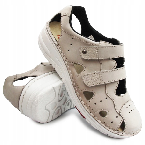 Široké sandály s vyjímatelnou vložkou na léto Berkemann Larena 42