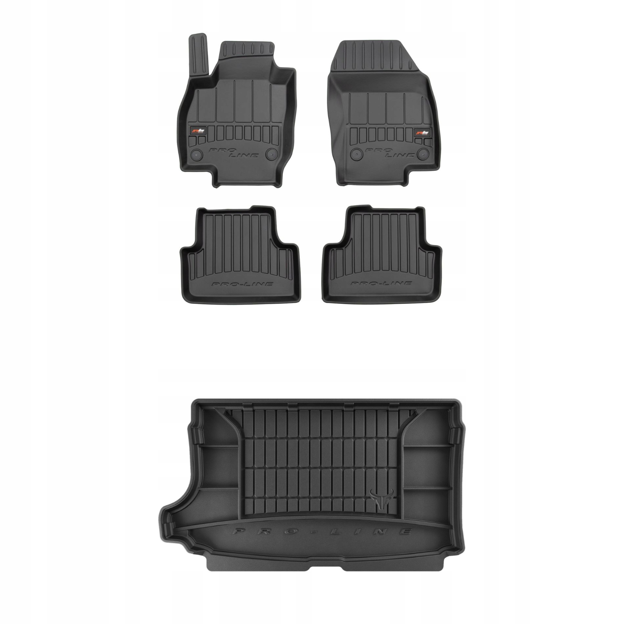 Sada gumových koberců a rohoží pro Volkswagen T-Cross od roku 2018