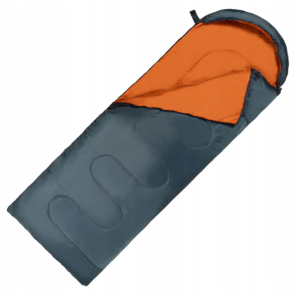 Спящий мешок турист легкий с теплым капюшоном