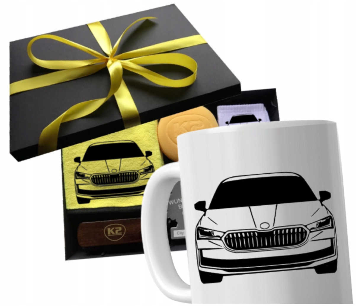 Sada dárek pro fanouška Škody pro kluka, otce, bratra, řidiče auta Škoda