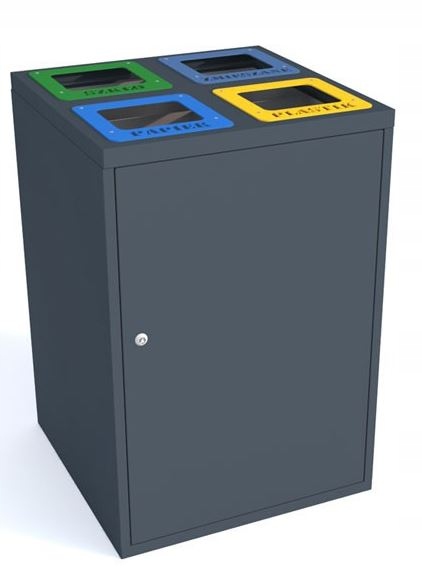 

Kosz Do Segregacji Nierdz. Cube I 4x80l 4 Komory