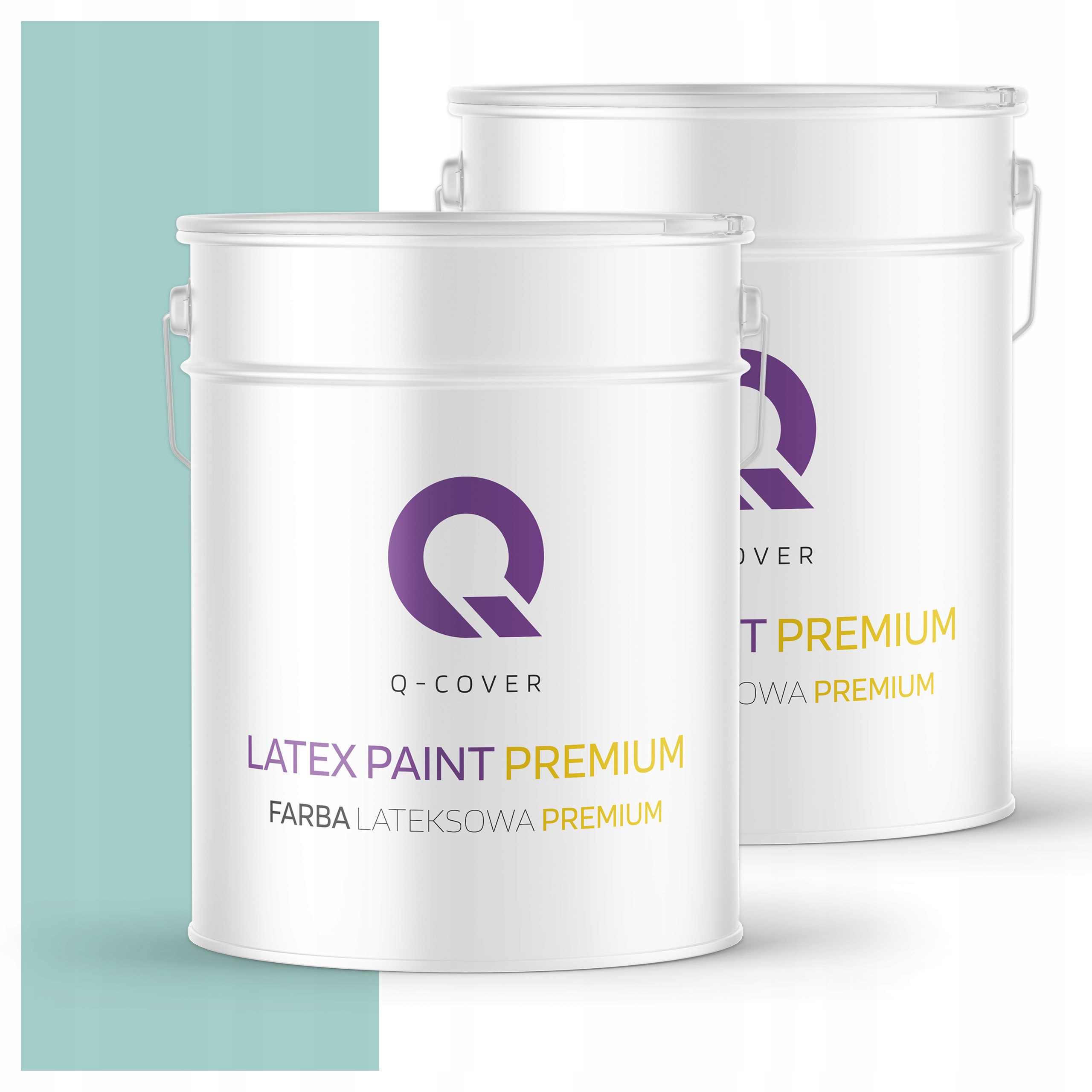 Farba odolná voči škvrnám Umývateľná na steny stropov 10L Hlboká matná mätová H1553