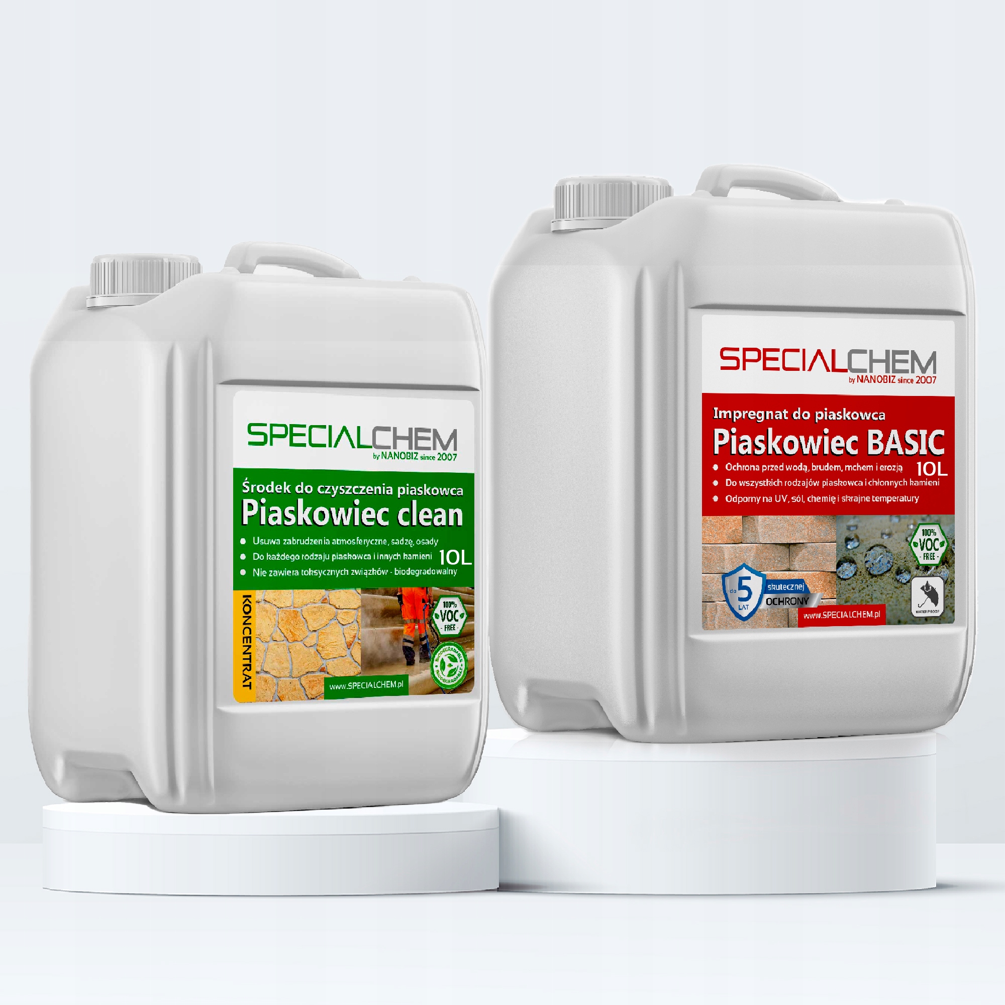 Zestaw do czyszczenia impregnacji Piaskowca10L+10L Specialchem