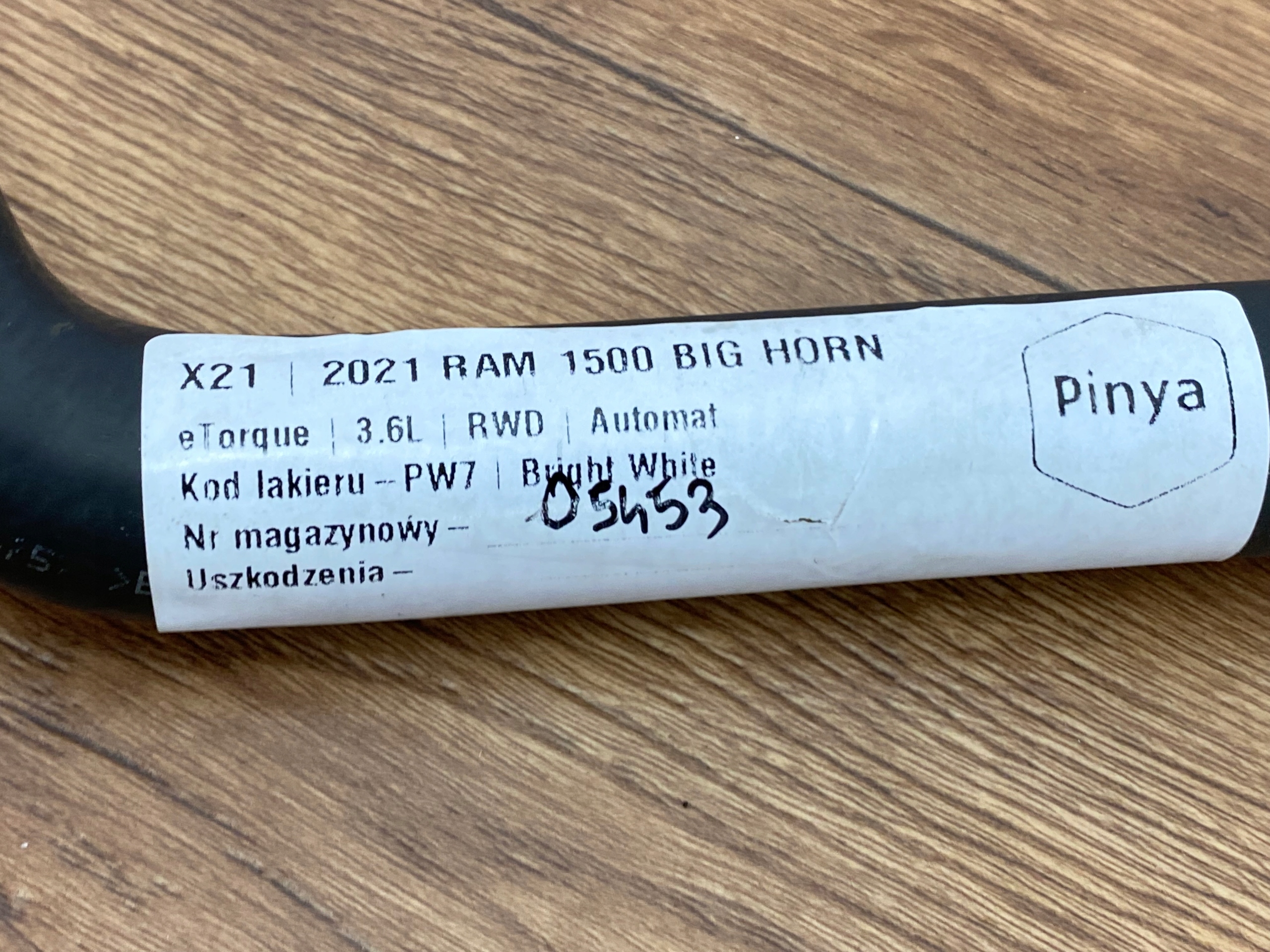 prijenos cijev vode Ram 1500 2019+ USA