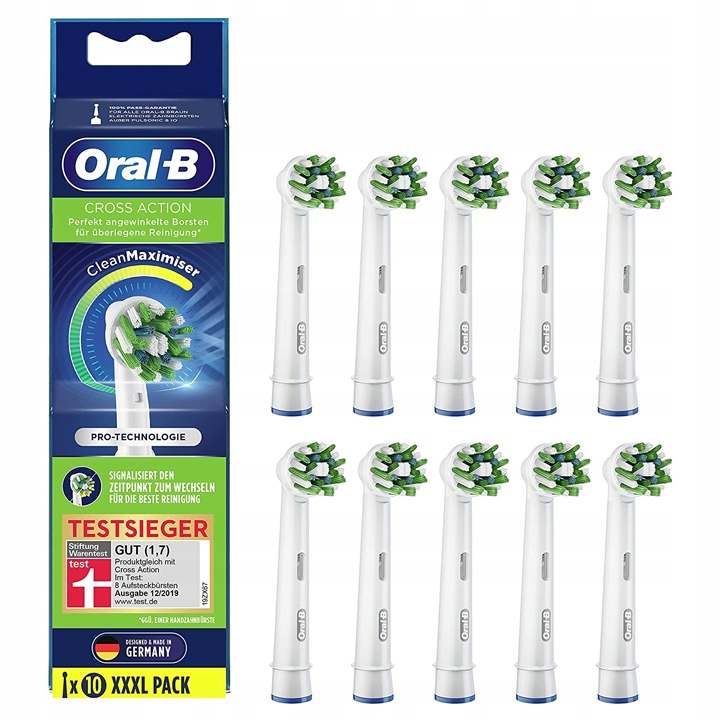 Końcówka do szczoteczki Braun Oral-B Cross Action 10 szt. oryginał