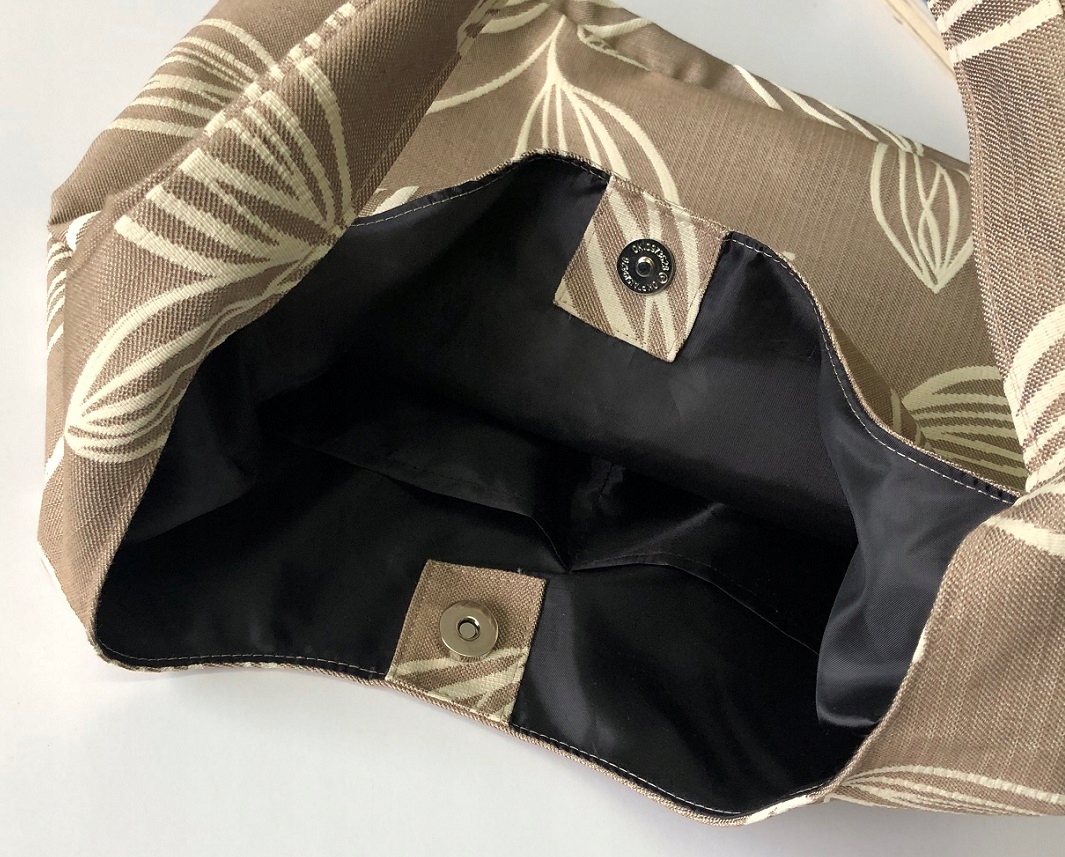 TORBA WOREK TOREBKA SZHOPER OPONKA BEŻ LIŚCIE Kolor beżowy