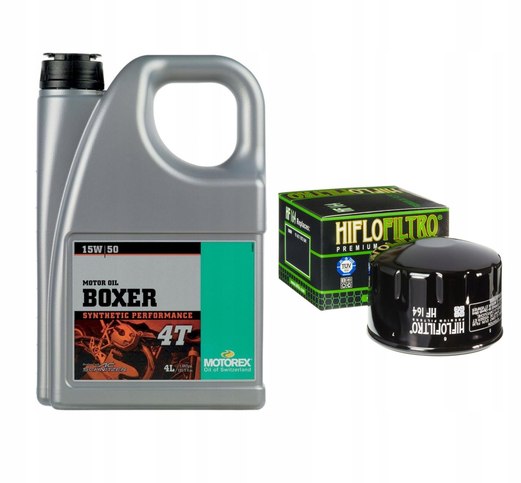 Motorex Boxer 15W50 4L Filtr Oleju Hiflo HF164 Bmw R 1200 R St Rt Gs Adv.
