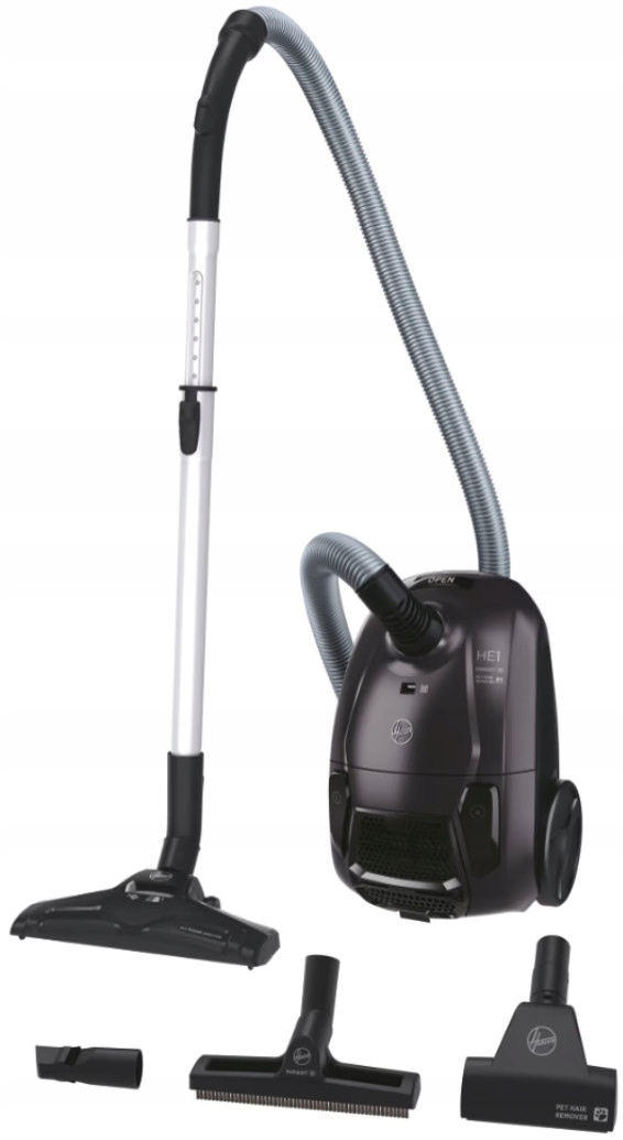 Hoover HE120PET 011 700W Filter Epa 2,5L Príslušenstvo Čierny vreckový vysávač