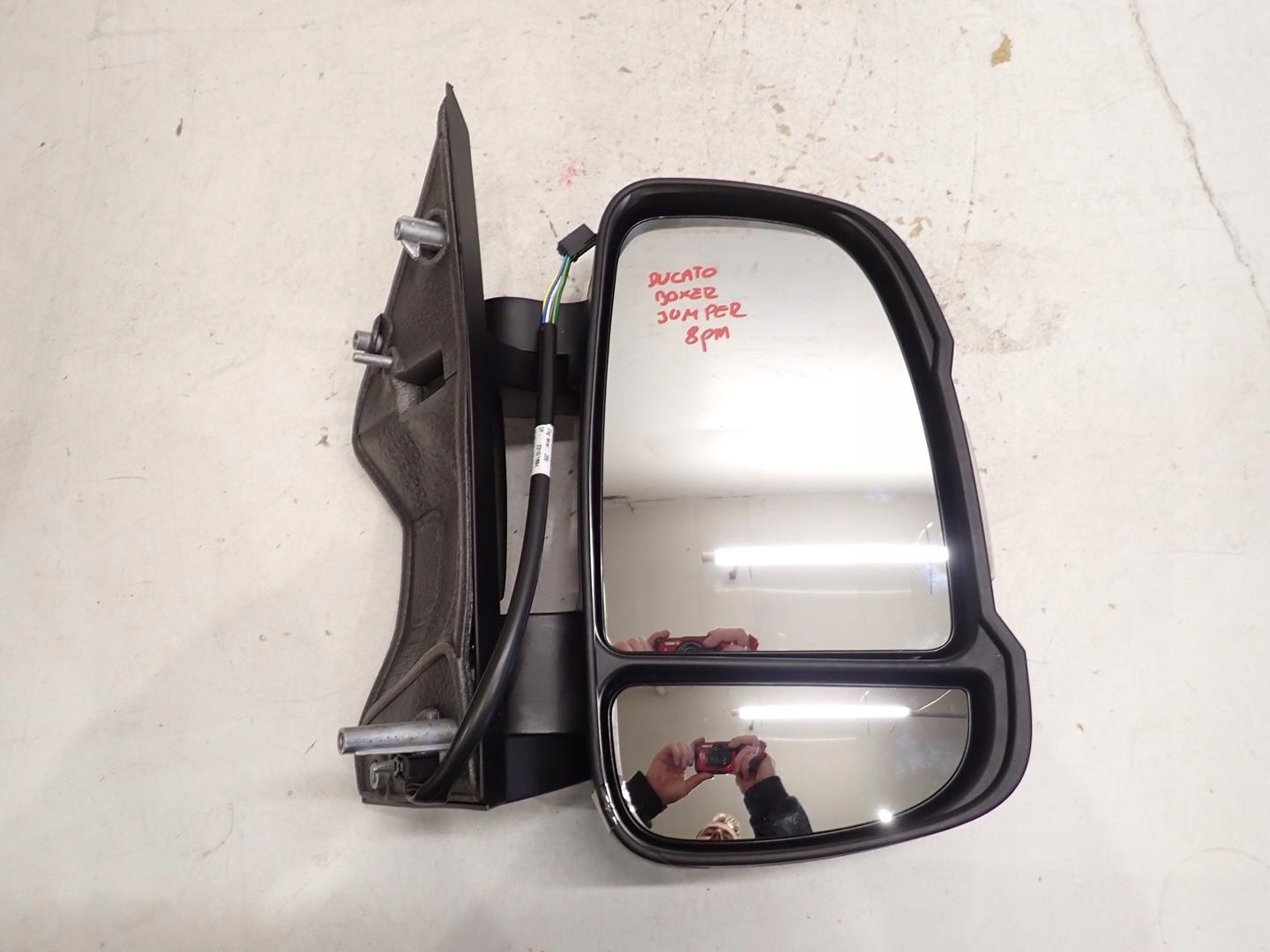 mirror right DUCATO BOXER JUMPER 2006- 8PIN