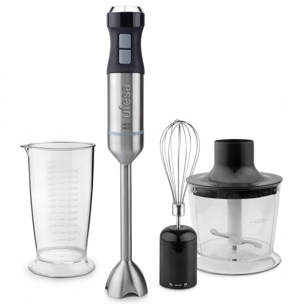 Tyčový mixér Ufesa Vario 1400 Titanium XL Max BP4752 1400 W čierny