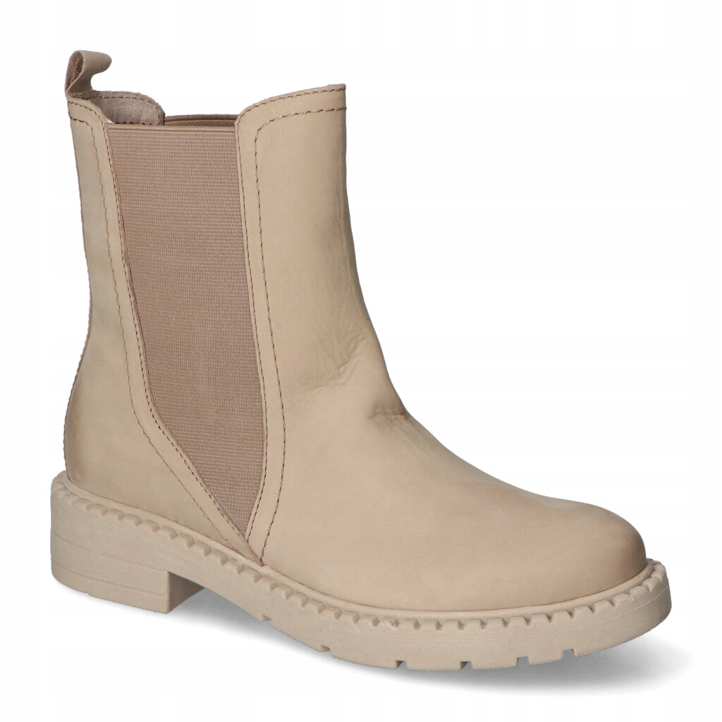 Výprodej Zimní Boty 25401 Marco Tozzi Béžová Kůže 39