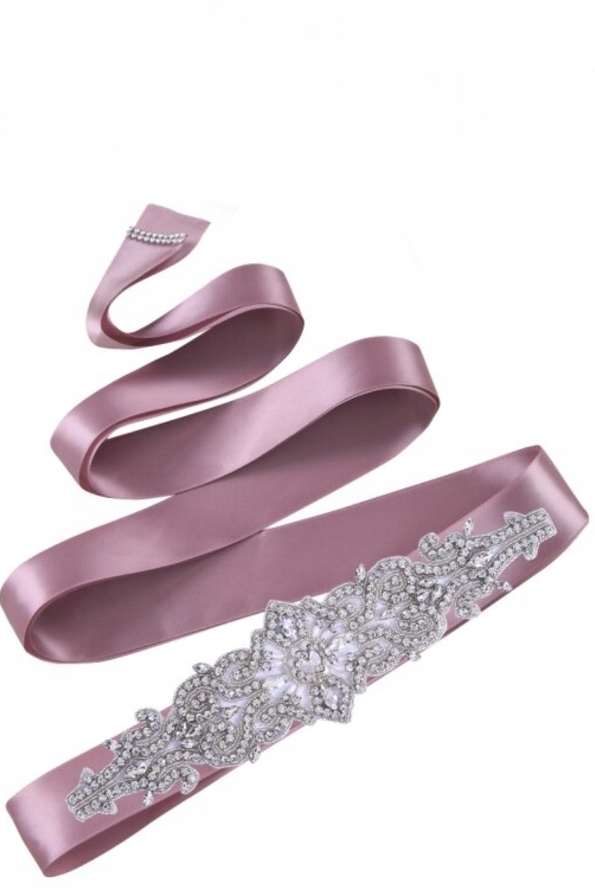 Szeroki pas do sukni ślubnej 7 kolorów Materiał dominujący satyna