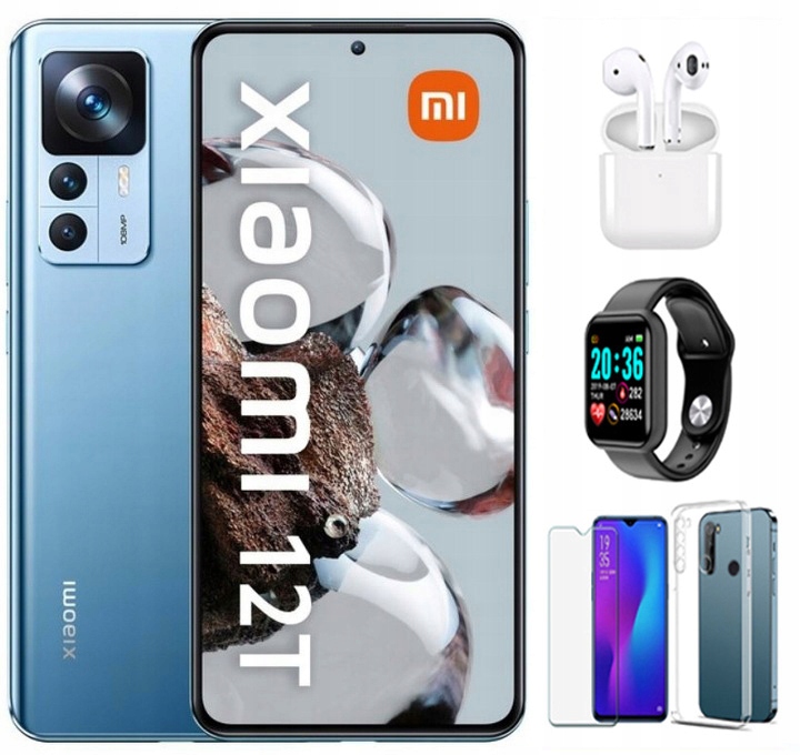 Смартфон Xiaomi 12T 8 ГБ / 256 ГБ 5G синий