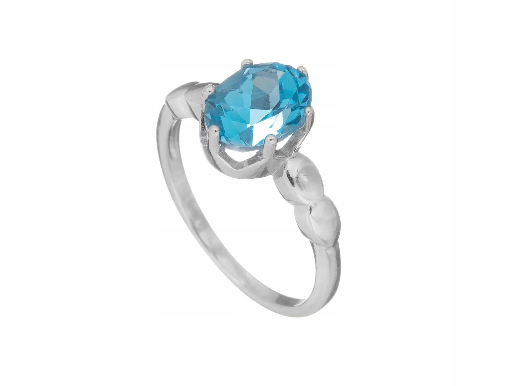 Stříbrný Prstýnek Prsten Vel Swiss Topaz