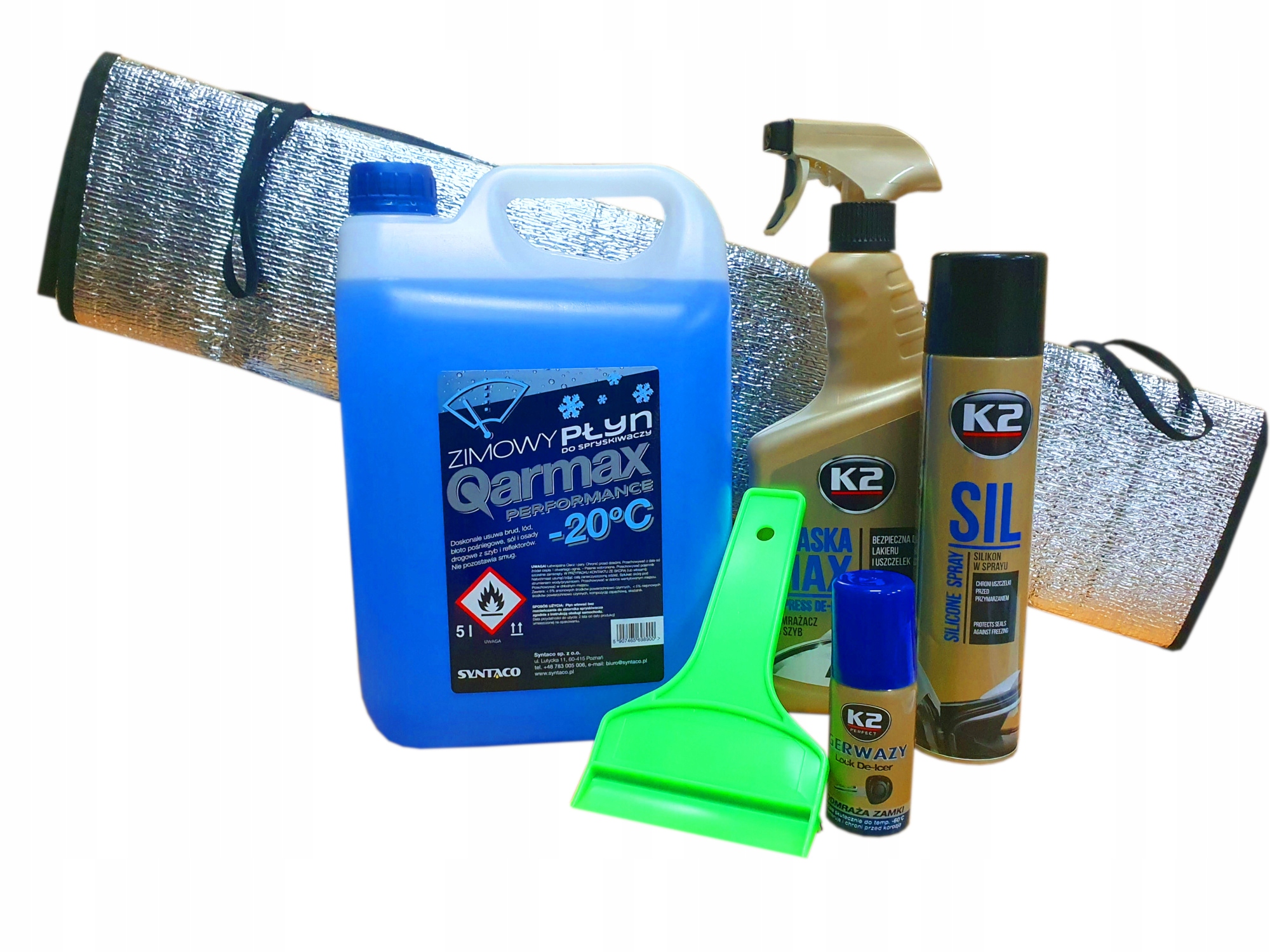 

Zestaw Zimowych Kosmetyków Do Auta K2 Prezent!