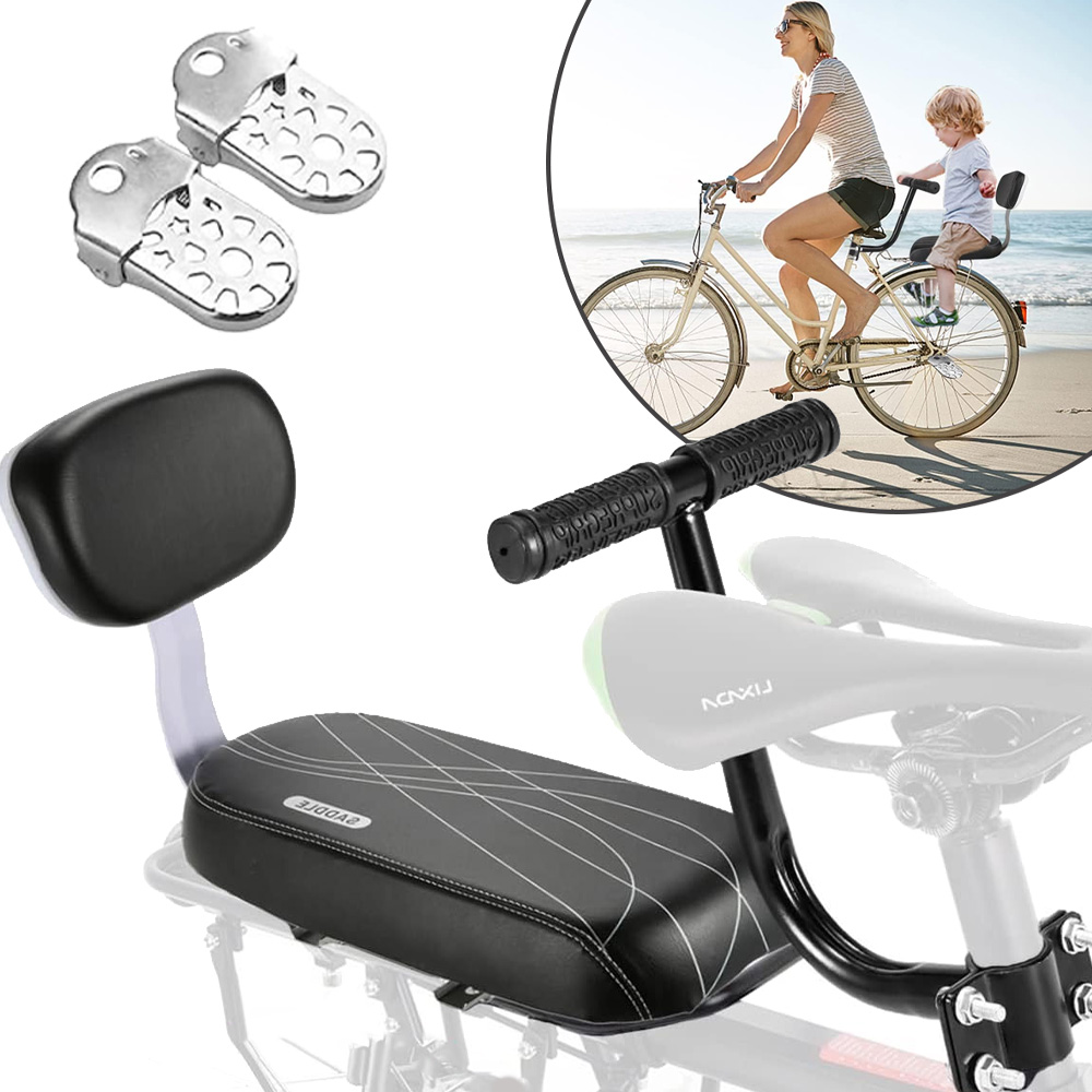 Poduszka Bagażnik Roweru Siodełko Oparcie Fotelik Rowerowy Tylny Czarny