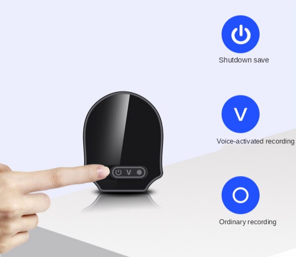 MINIATUROWY MAŁY DYKTAFON PODSŁUCH SZPIEGOWSKI DETEKCJA Z MAGNESEM Kod producenta est_4