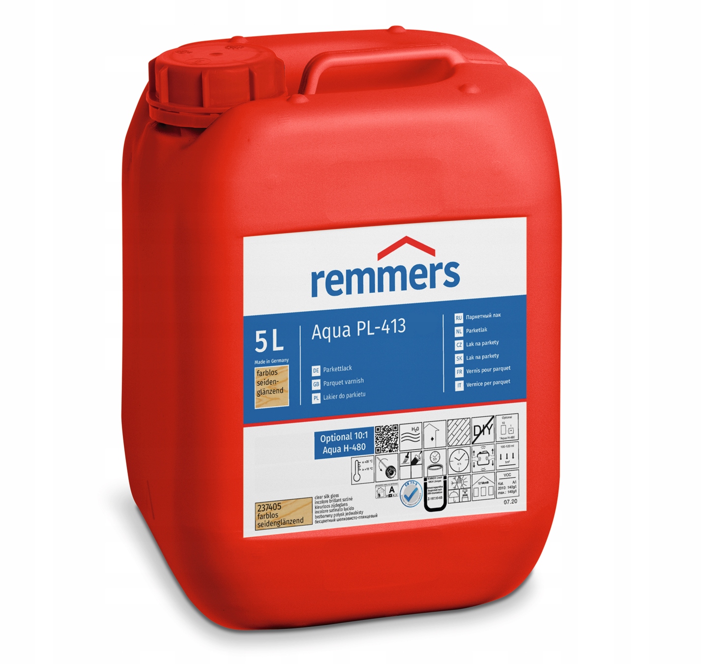 

Remmers PL-413/30 Lakier do podłóg, parkietu 5L