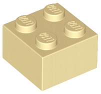 

Lego 3003 Piaskowy 2x2 brick klocek Nowy 1szt