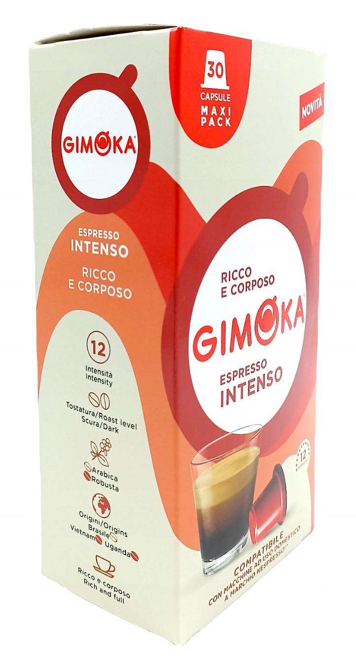 GIMOKA INTENSO do Nespresso 30 капс EAN (GTIN) 8003012006543
