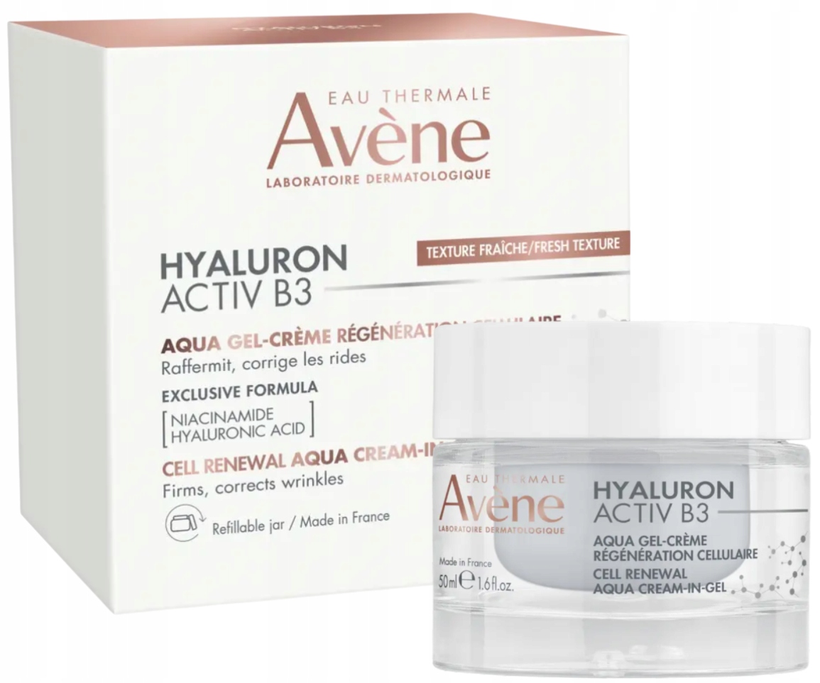 Avene Hyaluron Activ B3 Aqua-żel odbudowujący krem do twarzy 50 ml