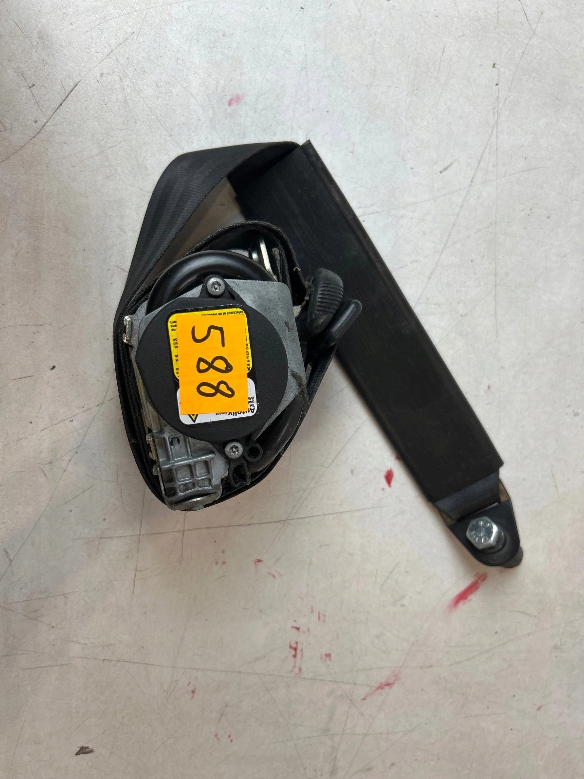 tension belt safety front front right Fiat Doblo II Opel Combo D