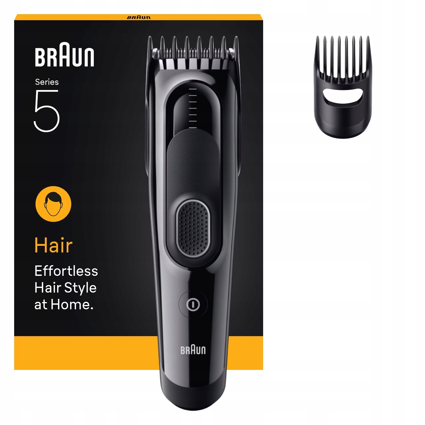 Trymer do Włosów Braun HC5510 Ergonomiczny, Bezprzewodowy, Wodoodporny